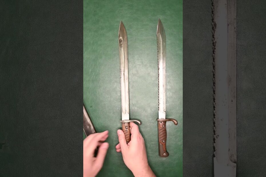 German 1898/05 Sawback Bayonet