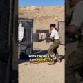 Plates behind barrels — shoot through the cover, move up, or leave them