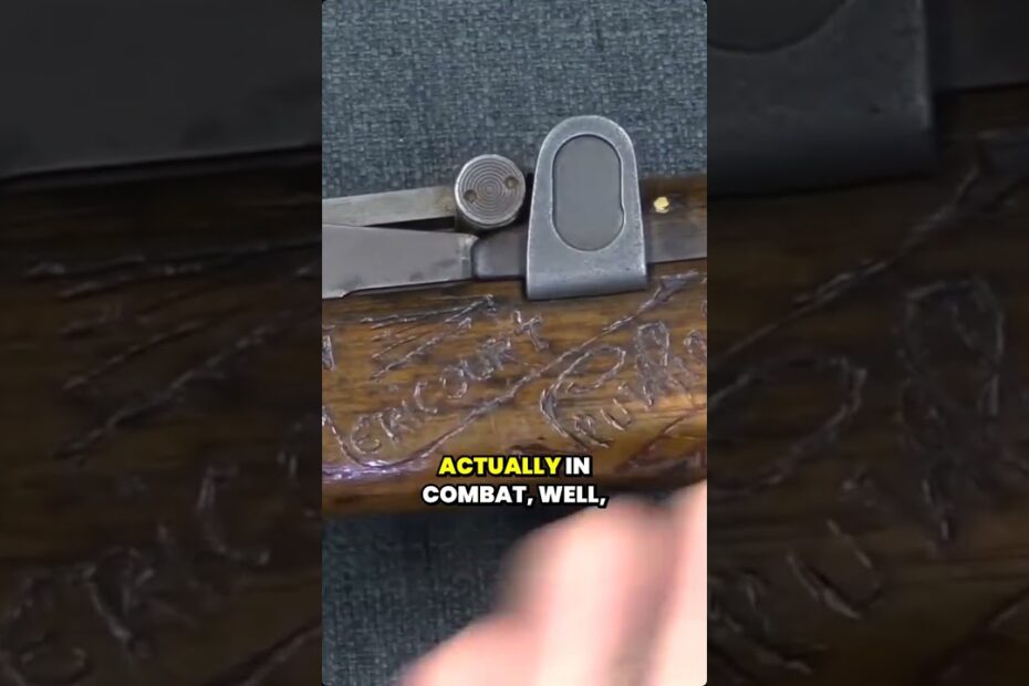 Reunited after decades: veteran proves the engraved rifle is his