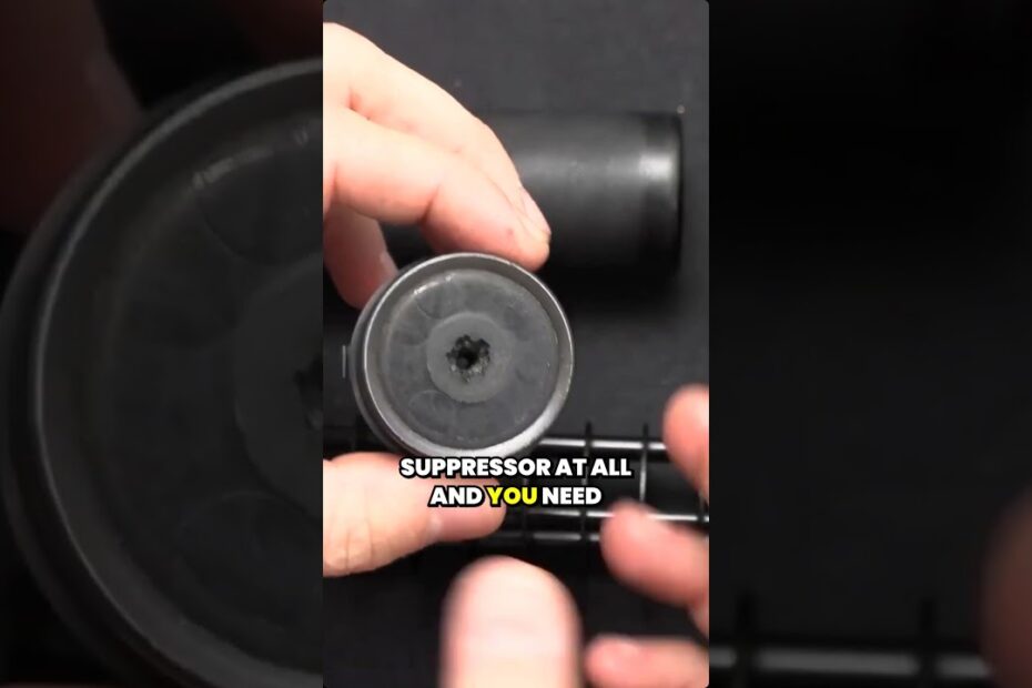 Why this AK suppressor has a rubber baffle at the back