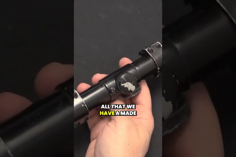 The worst sniper rifle ever and it’s cheap .22 scope rings