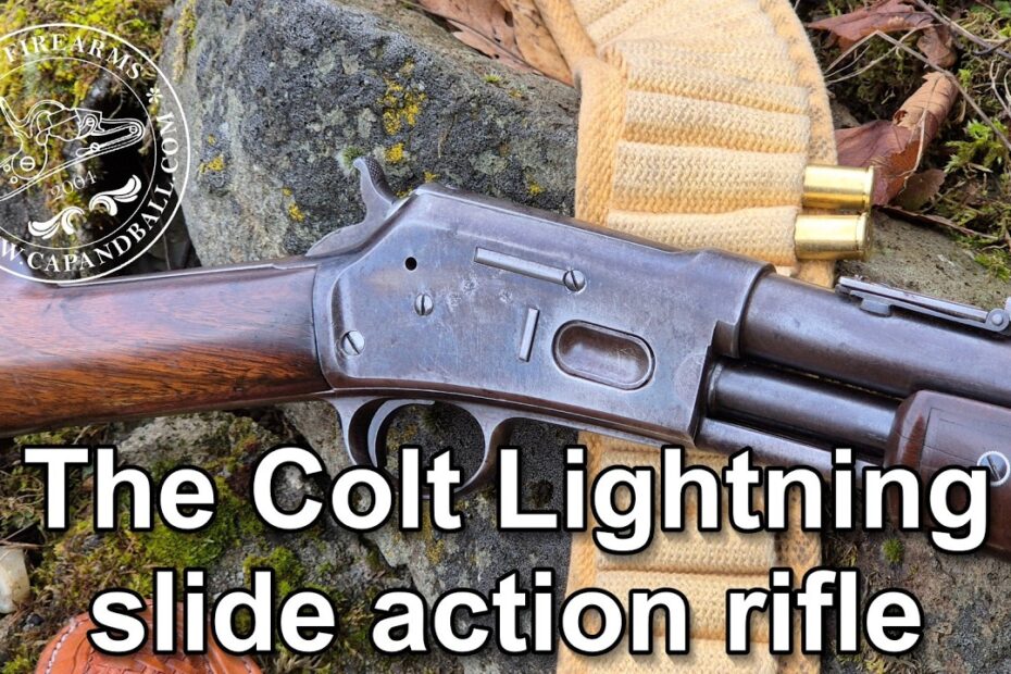 Is this the fastest pistol caliber repeater? – The Colt Lightning slide action rifle