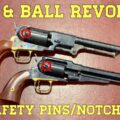 Cap & Ball Revolver Safety Pins/Notches