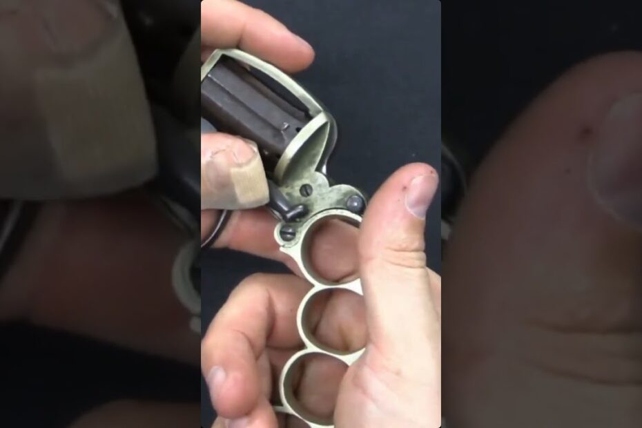 Watch the folding trigger mechanism—how this pocket revolver springs to life