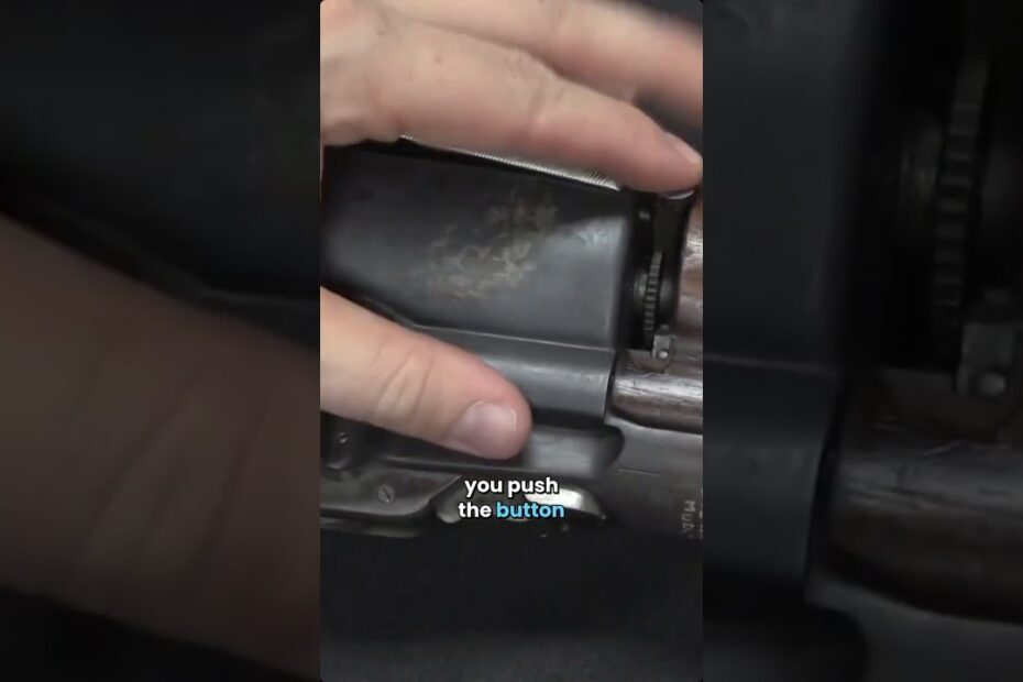 A hidden latch that’s not a safety — how the magazine cover release was disguised