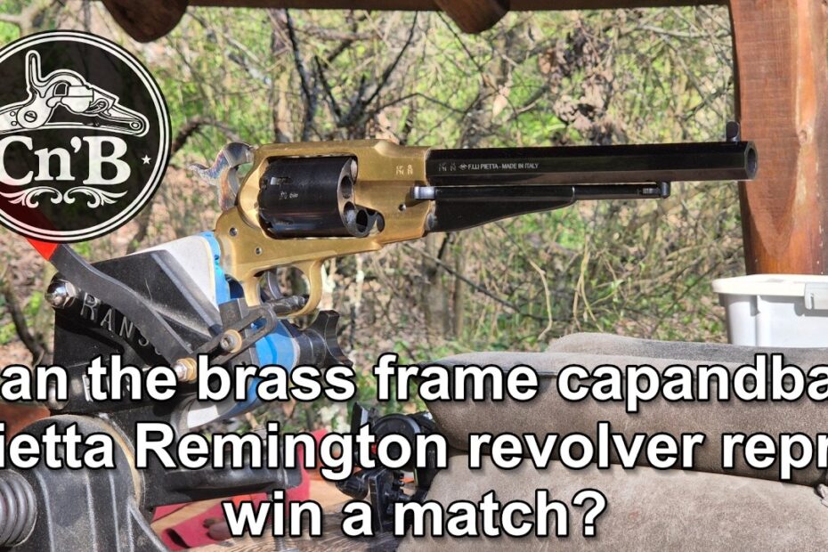 Can the a brass frame Pietta Remington capandball revolver win a match?
