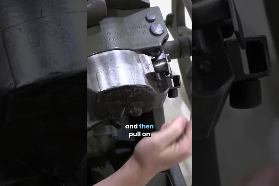 How the recoil absorber works to tame this tiny cannon
