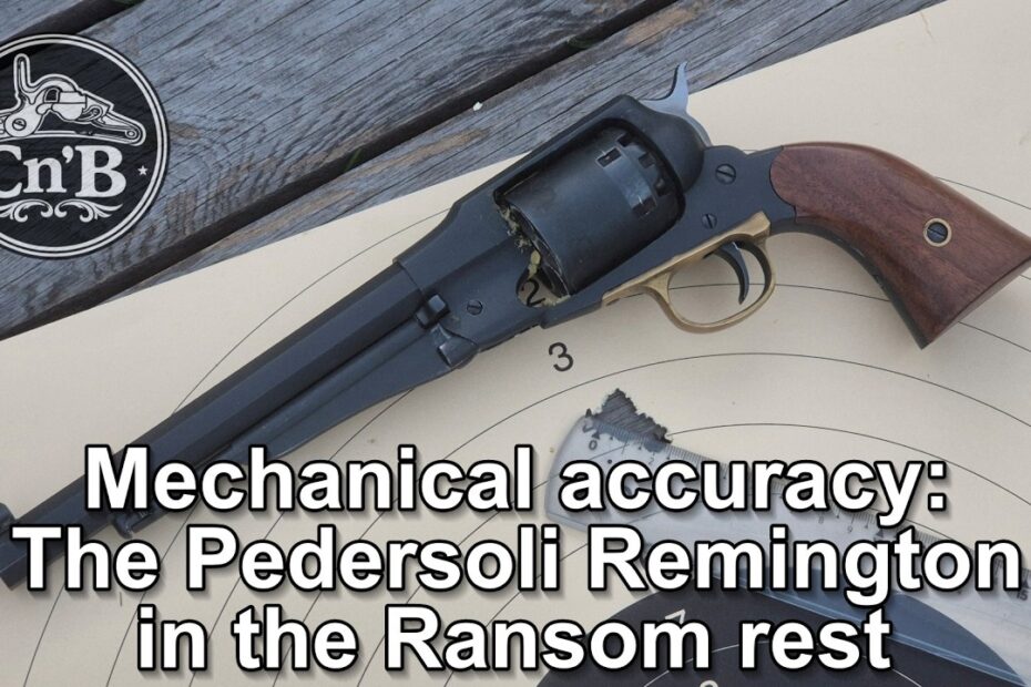The tack driver Pedersoli Remington: mechanical accuracy tests in Ransom rest