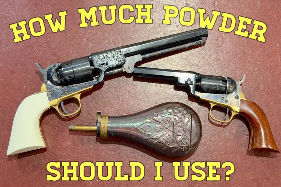 Black Powder Revolvers: How Much Powder Should I Use?