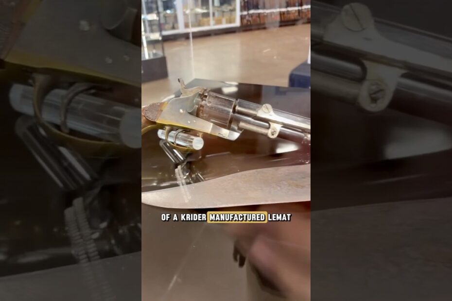 Civil War Prototype LeMat – Only a Handful Exist