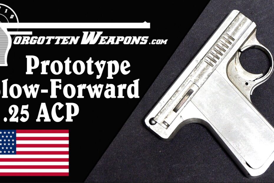 Iver Johnson Prototype .25ACP Blow Forward Pocket Pistol