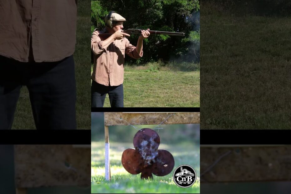 Original Winchester M1873 carbine vs full mag full black powder cartridges #firearmshistory