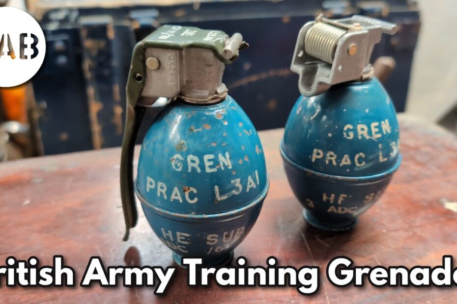 British Army Training Grenades