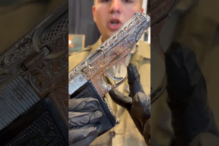 Naturally, @commandobond found the fanciest @Waltherarms in the building – a WW2 bringback!