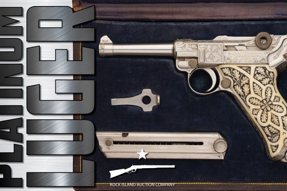 A Platinum Luger Built on the Eve of WW2