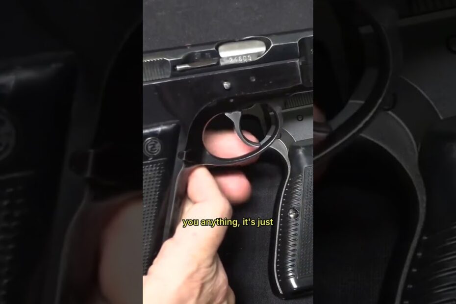 The safety feature CZ wisely added to the Legend