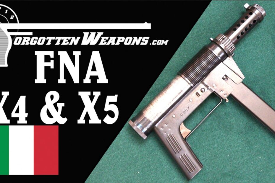 FNA Brescia’s Last Project: The X4 and X5 SMG and Machine Pistol