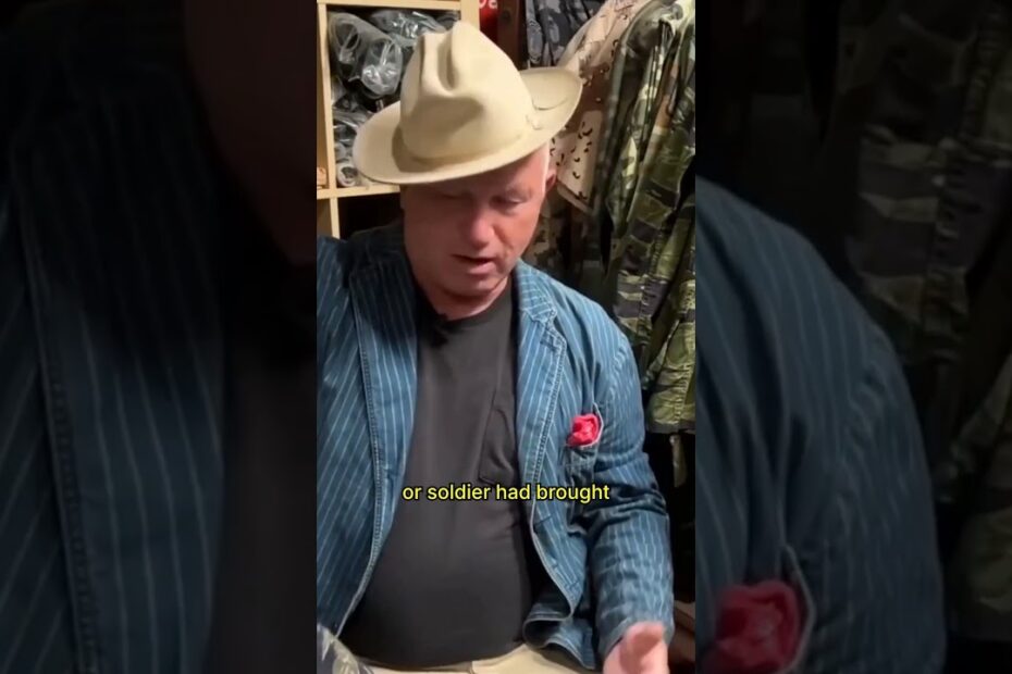 The soldier who tailored a tiger stripe shirt for his little boy