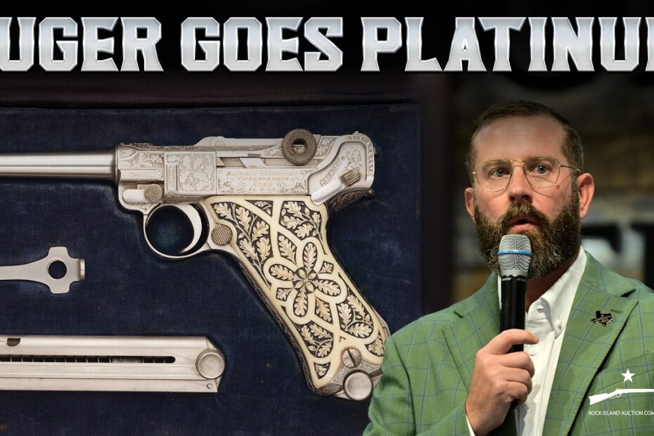 Rare Platinum Luger Shines at Auction