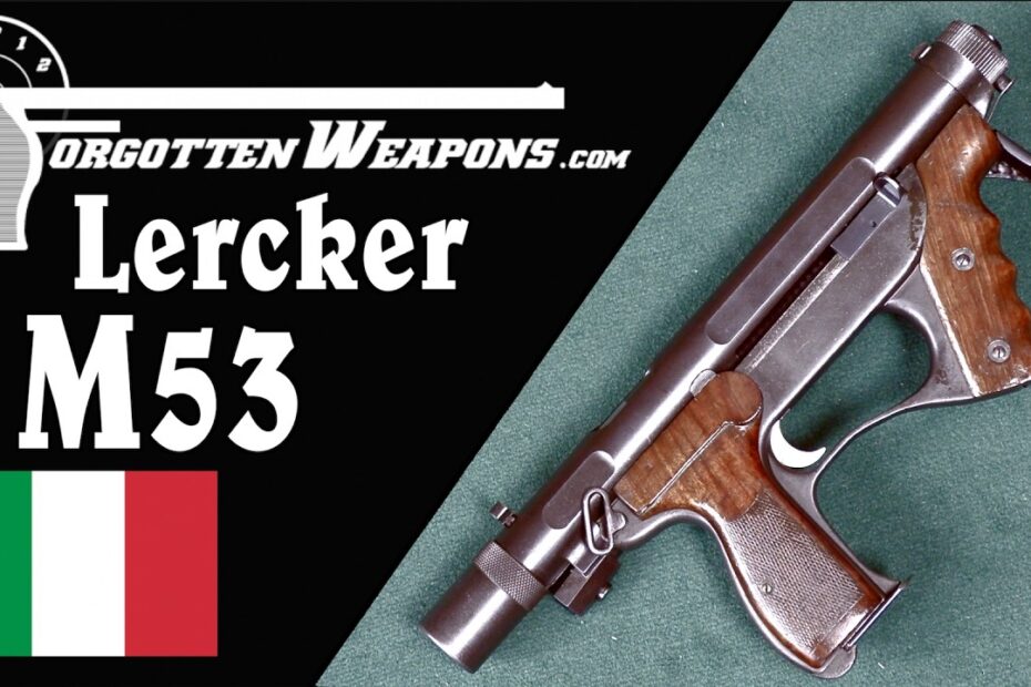 Lercker M53 Experimental .380 Italian SMG (or PDW?)
