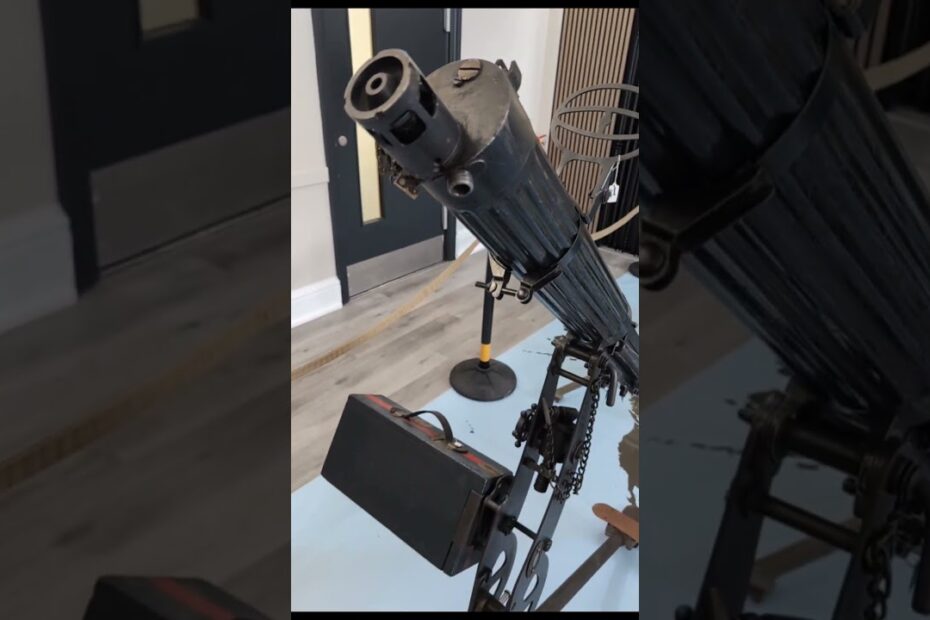This Vickers MG Tripod Has a Neat Trick…  | Vickers MG Exhibition | ‎⁨@vickersmg⁩ 
