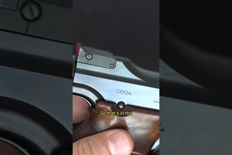 How an unusual safety physically disables a pistol